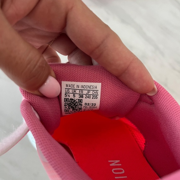 Adidas Lightmotion Running Shoes Pink Neon Size 5.5 - Picture 10 of 12